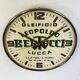 Vintage italian advertising wall clock, 1970s