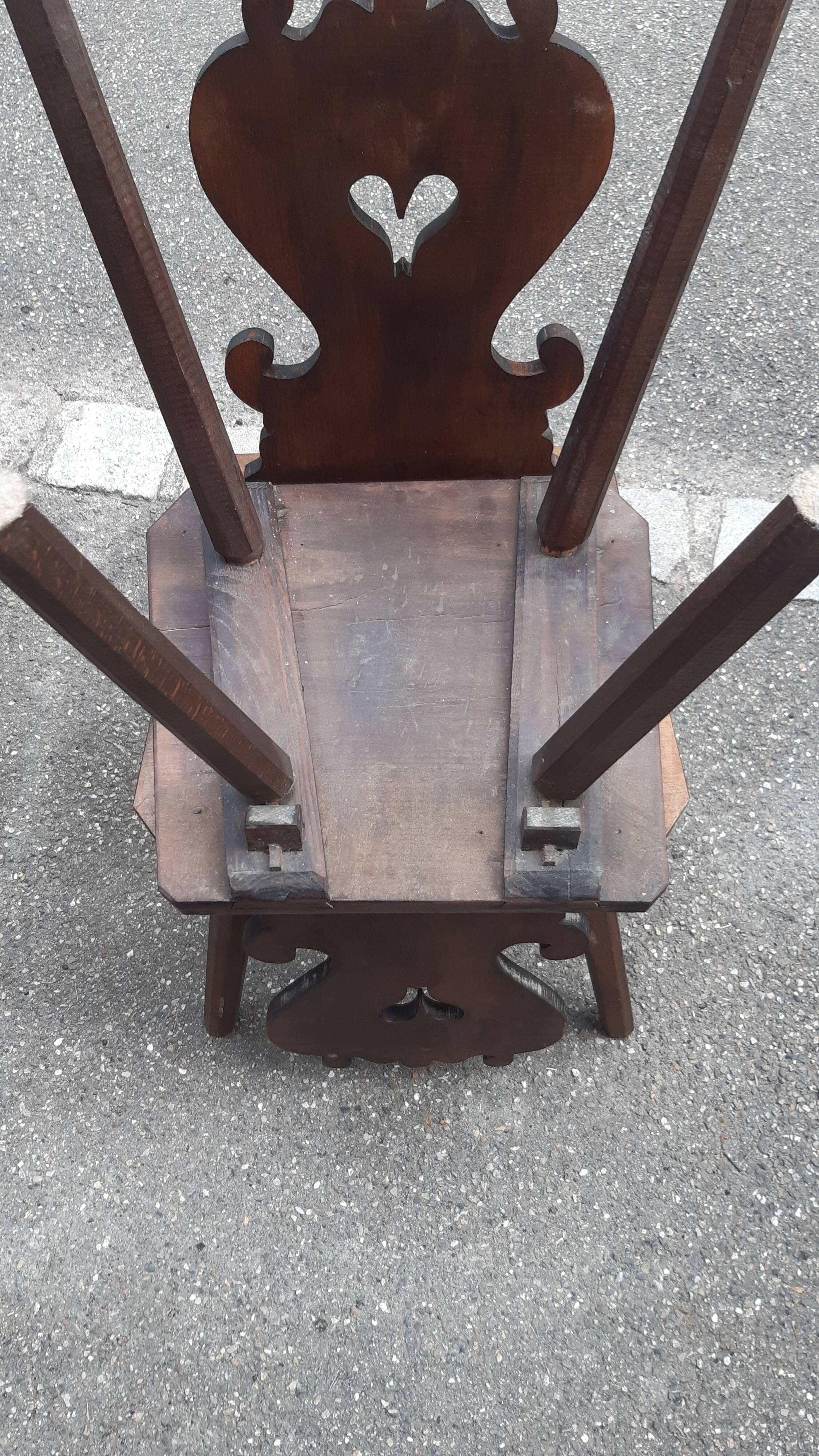 Set of 6 mountain chairs