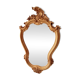 Vintage rococo mirror in gilded resin