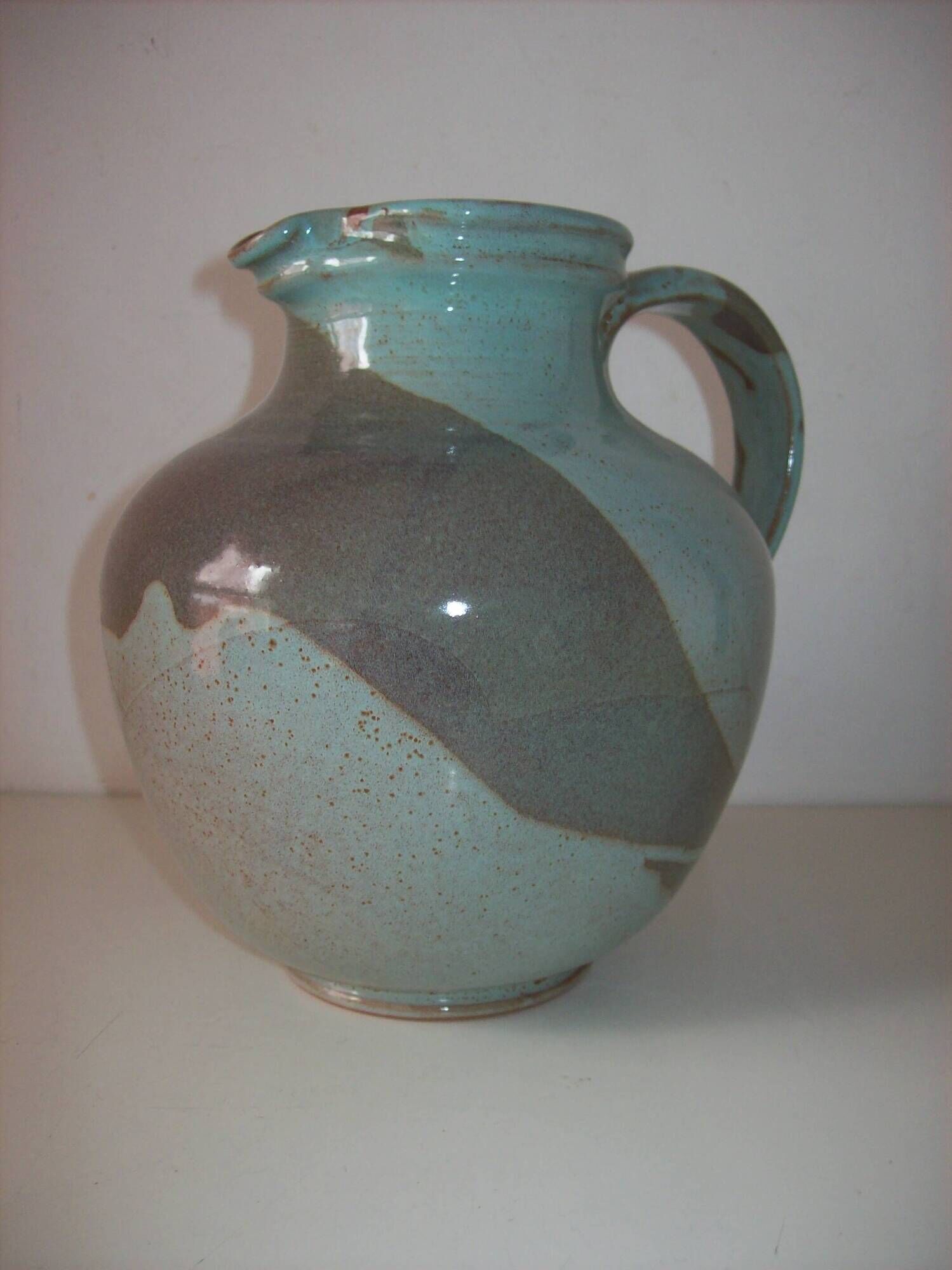 Ceramic jug signed Paturel