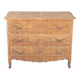 Commode de style Louis xv en merisier décapée