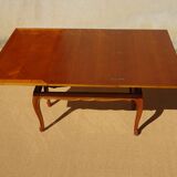 Coffee table, rises and opens, inspired by Albert Ducrot.