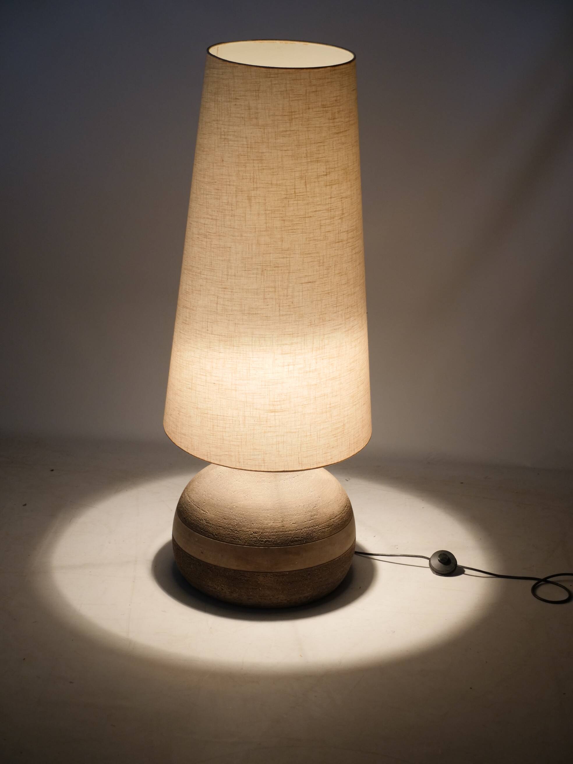 Scandi Design Floor Lamp Studio Ceramic Floor Light 1970s Vintage