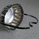 Silver metal basket