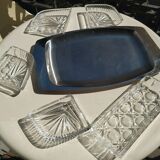 Serviteur inox et cristal