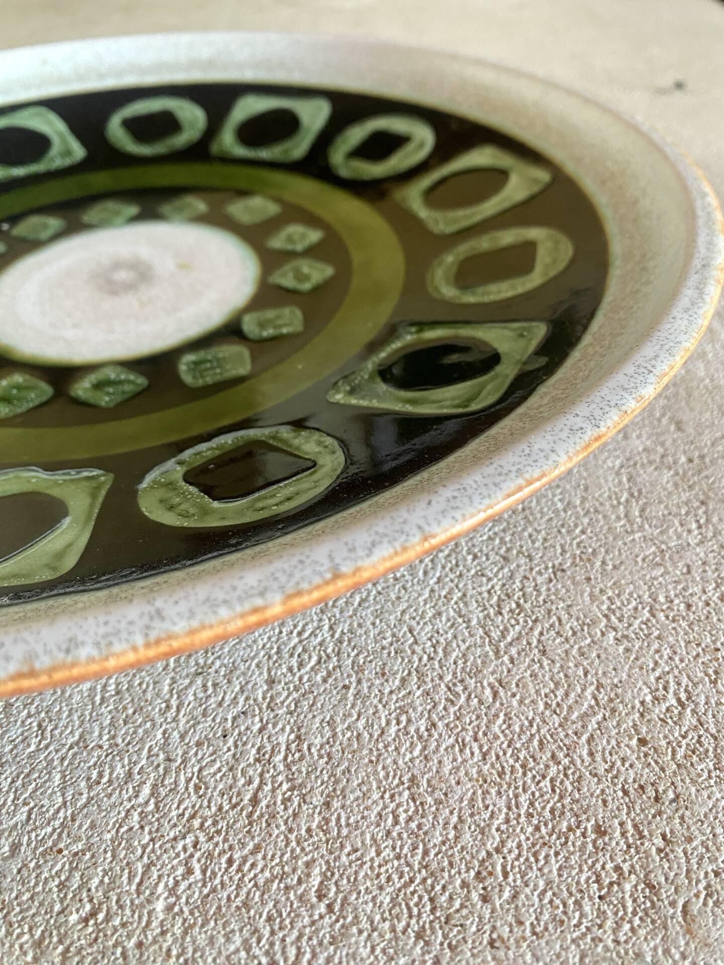 Plate West Germany in ceramic - Ø 30 cm