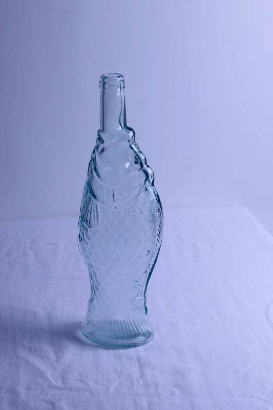 Vintage zoomorphic glass decanter