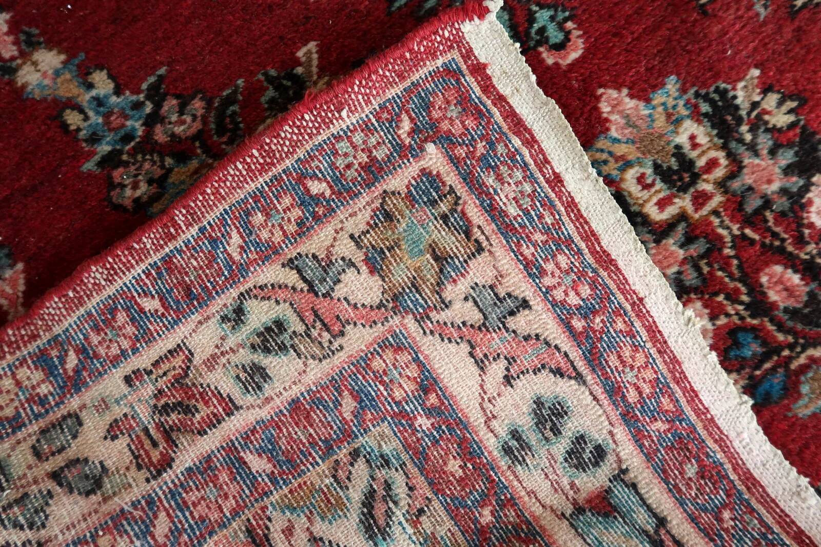 Handmade vintage Persian Malayer rug 127cm x 193cm, 1950s