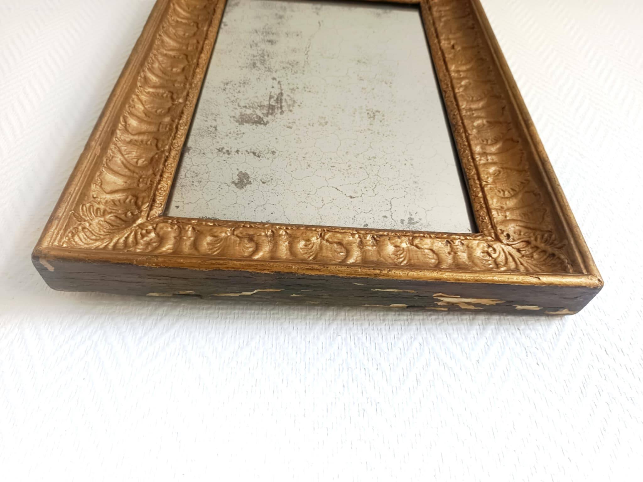 Louis Philippe style gilded wood mirror