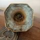 Antique bronze candlestick