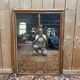 Louis-Philippe fireplace mirror | Gilded wood | 19th century