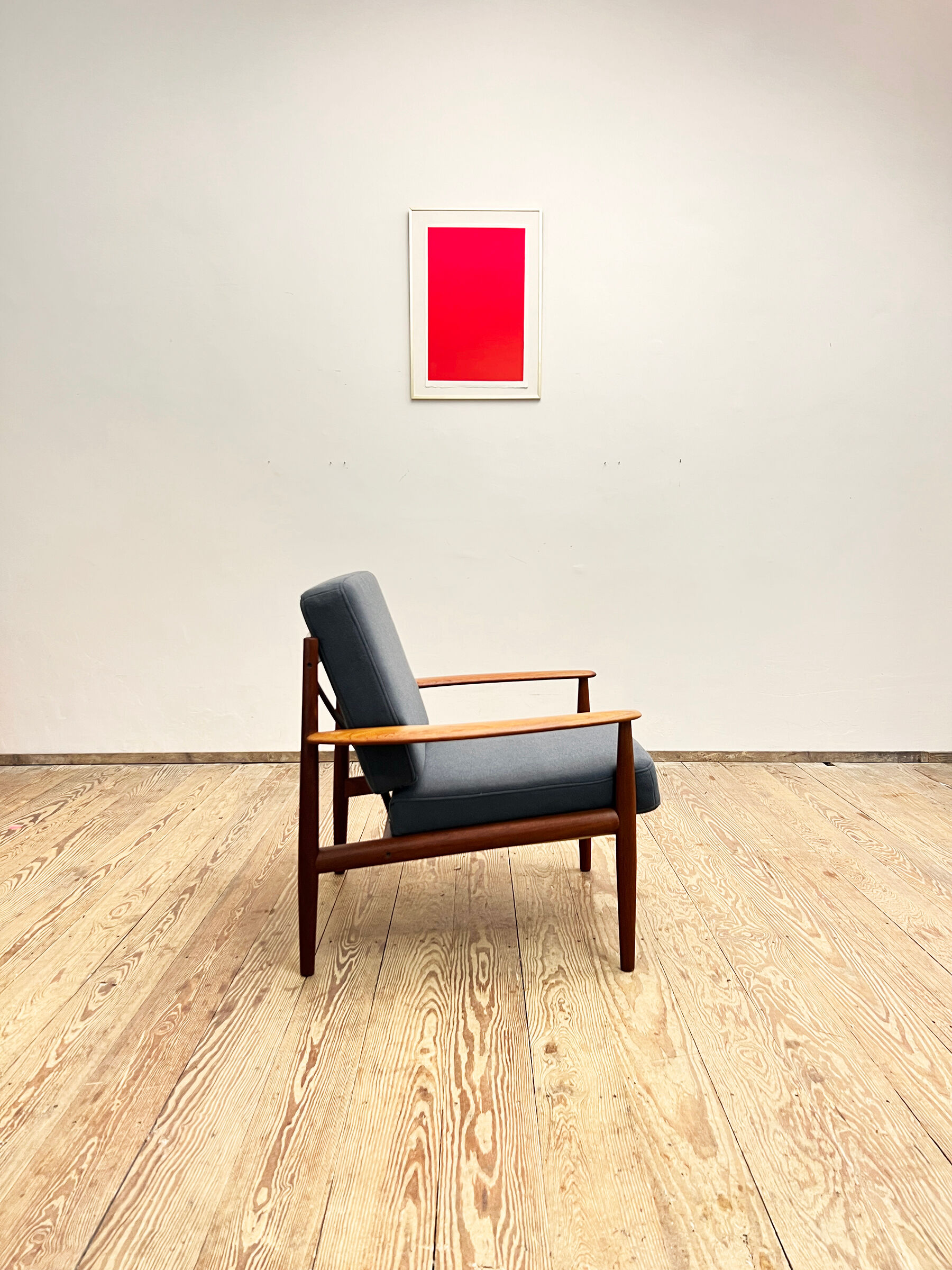 Teak armchair or easy chair by Grete Jalk for France & Son, Danish Design, 1950er