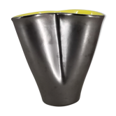 Elchinger two-tone vase free form of the 50