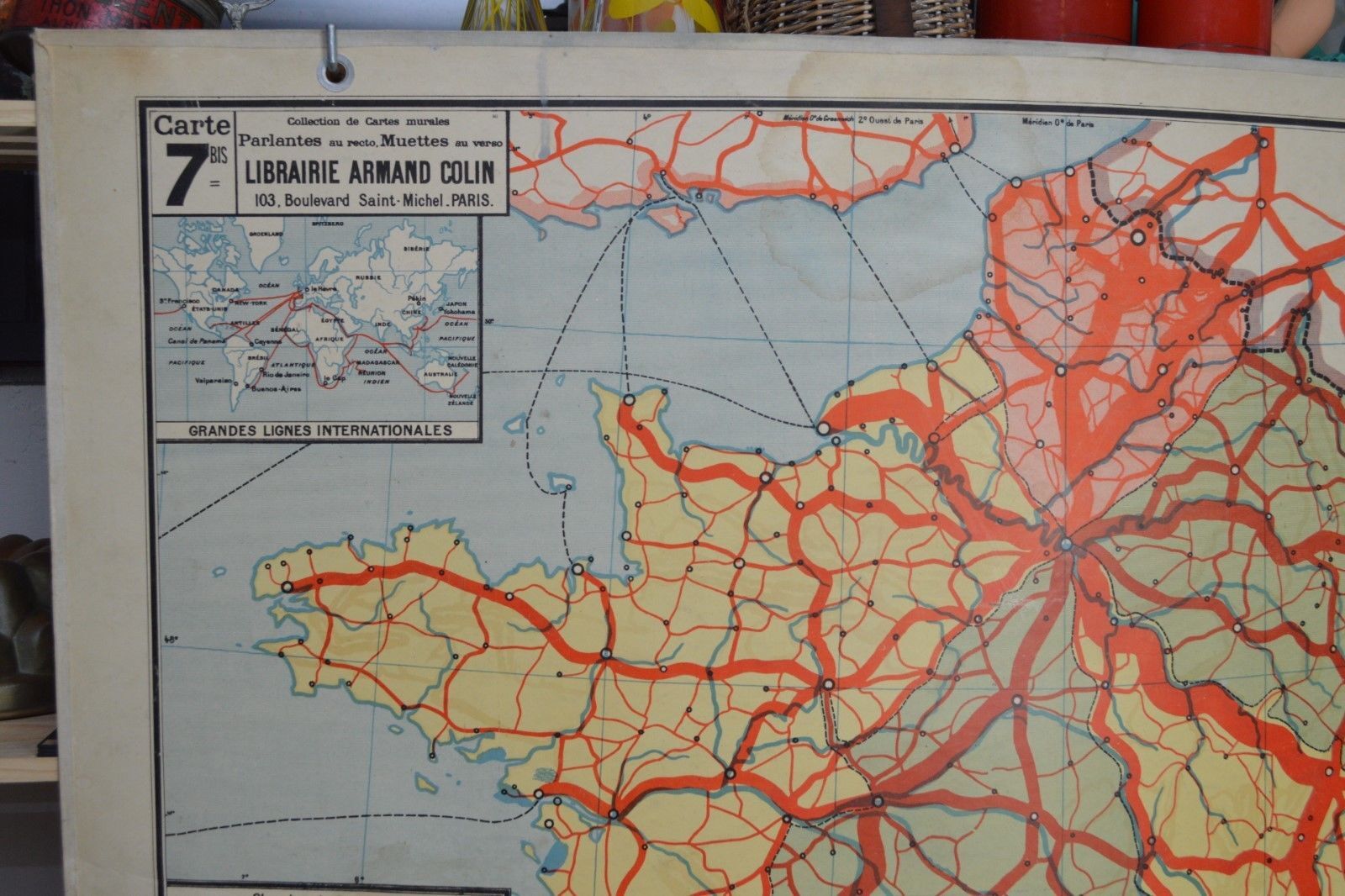 France Vidal Lablache school map
