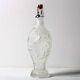 Italian Glass Bottle with Ceramic Stopper / Polveri Alberani / 1950s–1970s