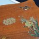 Ancien coffret peint/boîte à ouvrages/bijoux monogrammé CL