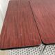 Table Formica jpp couleur lie de vin