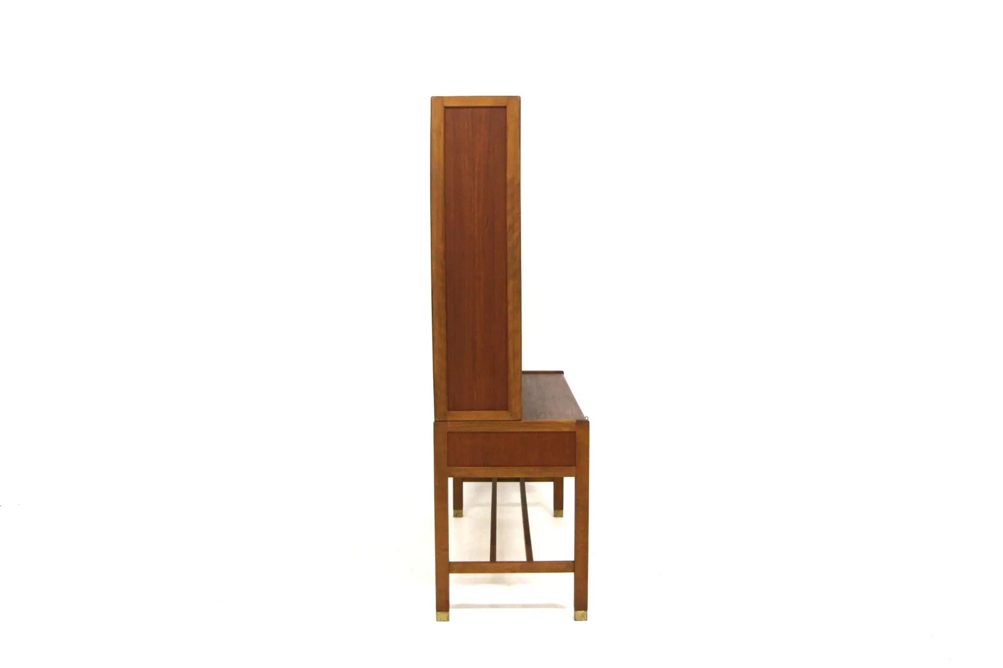 Bibliothèque scandinave en teck Carl-Axel Acking, Bodafors, Suède, 1960