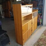 Asymmetrical Scandinavian vintage library