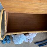 Rattan toy box