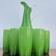 Service of orangeade glass Murano 1960s