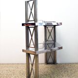 Steel console made in Italy, 1970s