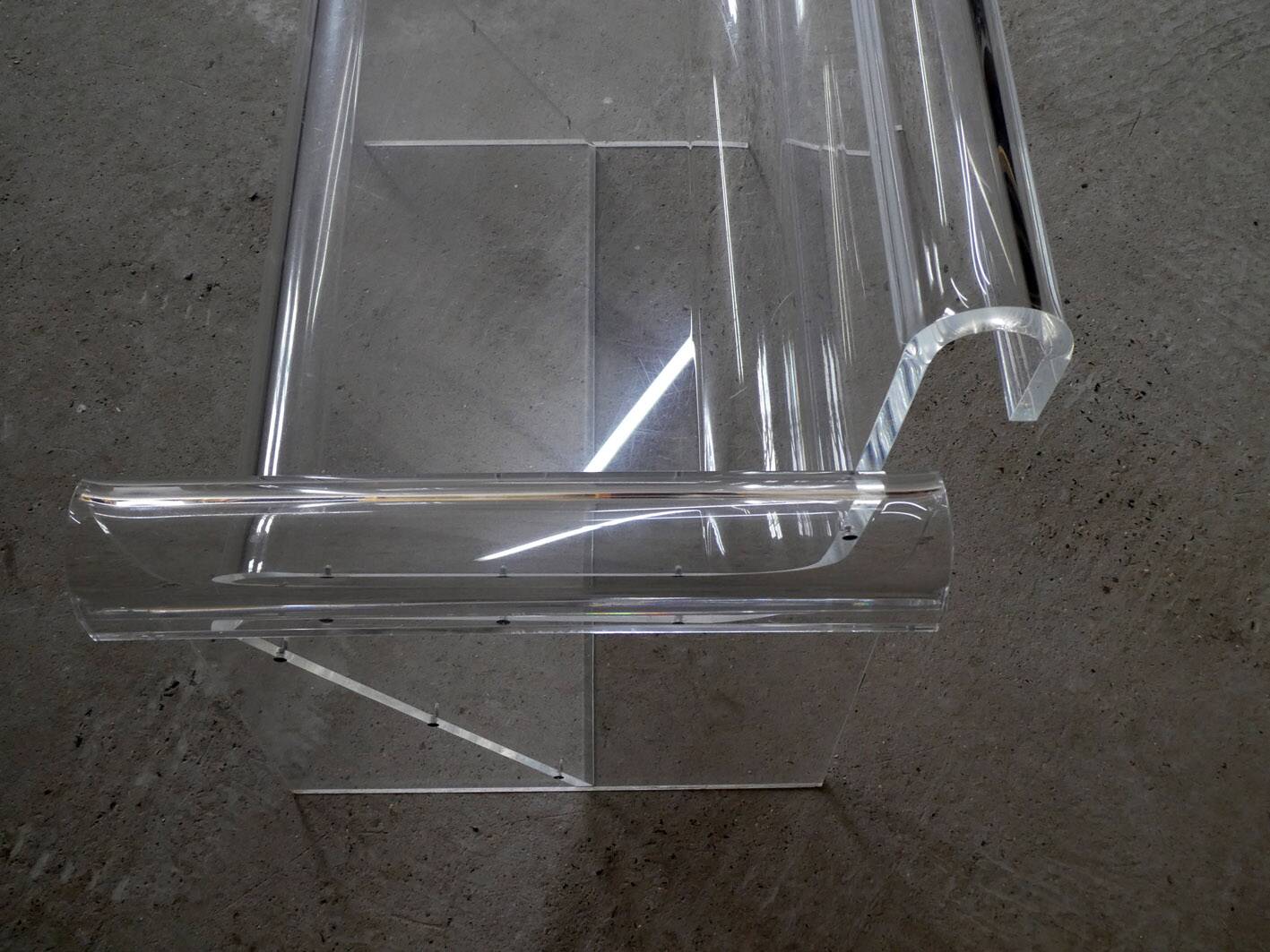 plexiglass bench, 1970