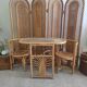 Salon rotin vintage et paravent