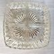 Glass dish with compartments