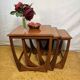 Mid- century retro vintage teak nest of tables by g plan 1960 Danish Design