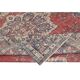 Traditional Vintage Handmade Turkish Area Rug. Hand-knotted Wool Carpet with Medallion Design