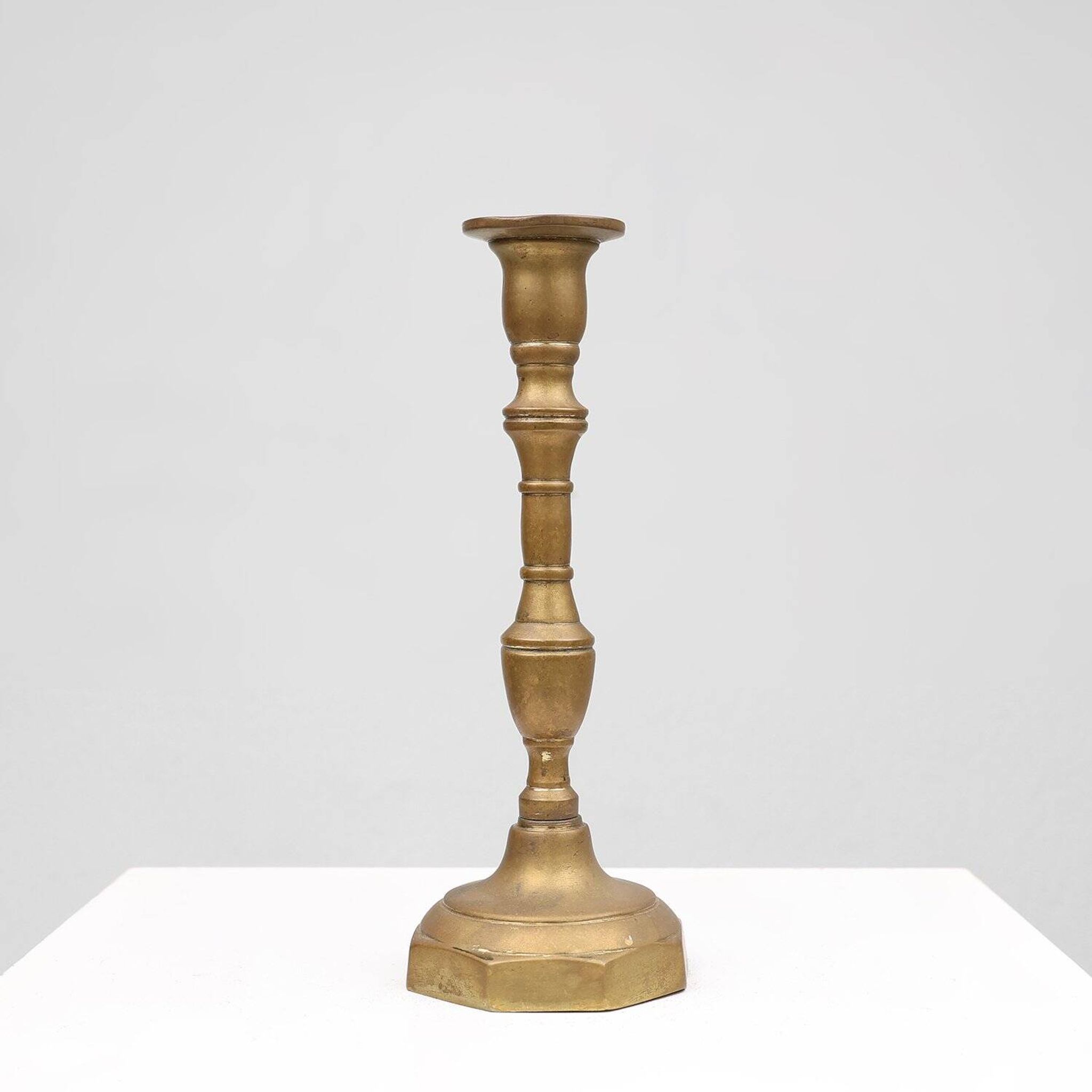 Antique French Candlestick in Bronze, 1890s