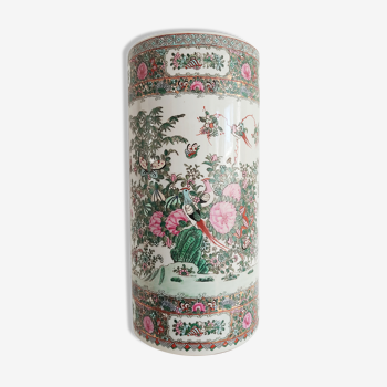 Canton China porcelain 47 cm roll vase