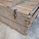 Antique patinated wooden chest – coffee table