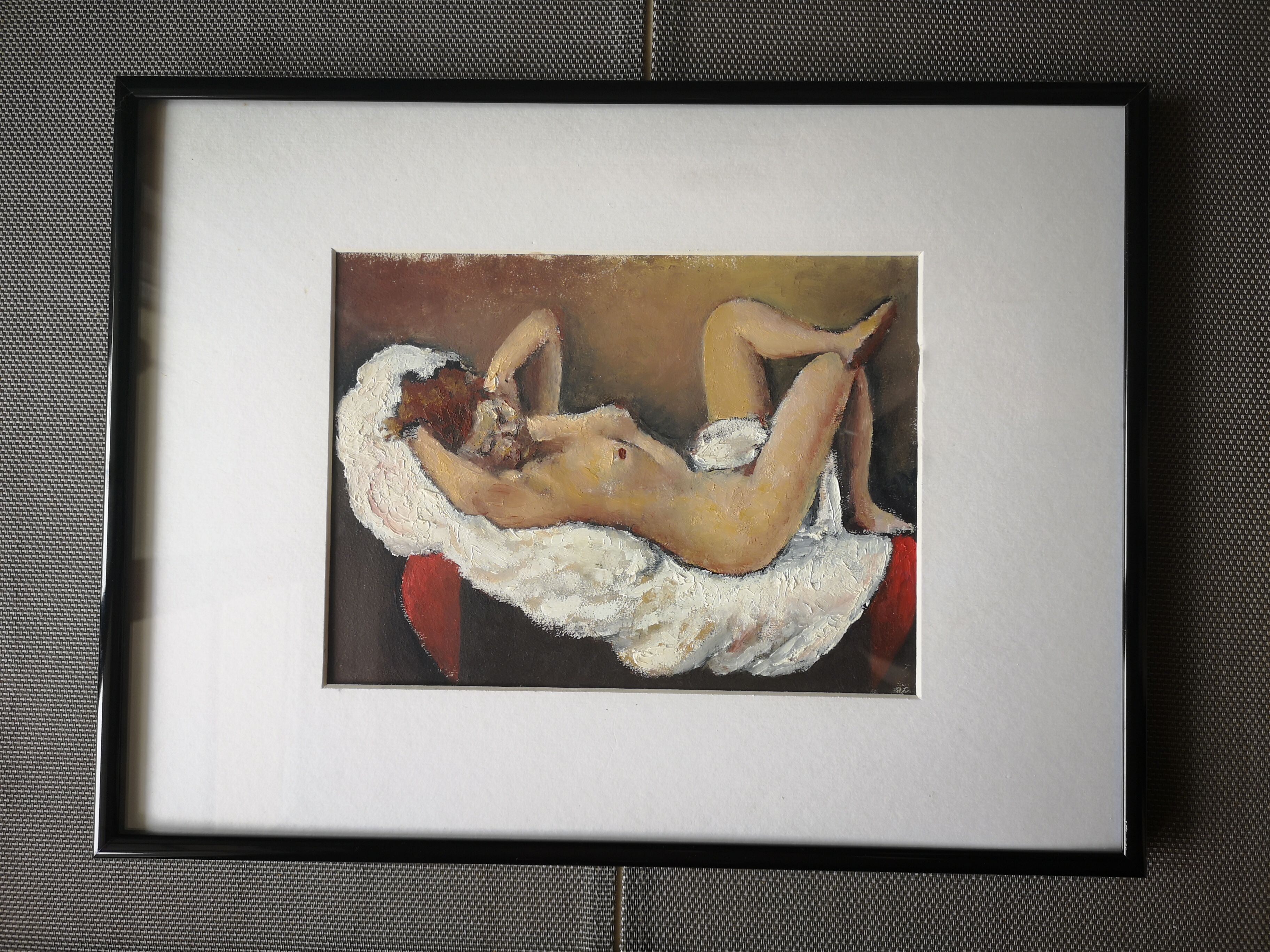 Painting on panel - - Signed François Jacquart