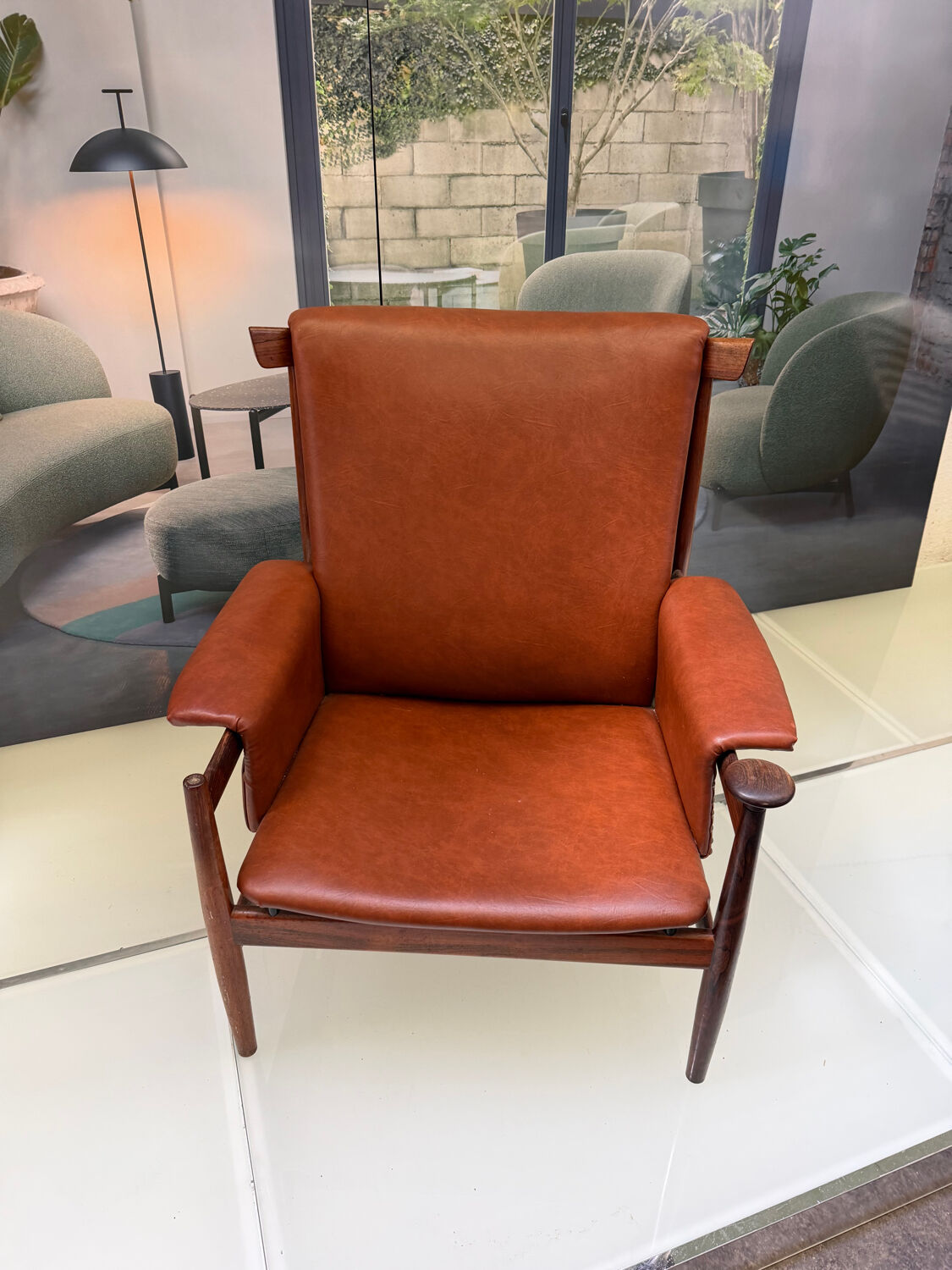 Armchair model Bwana designed by Finn Juhl.