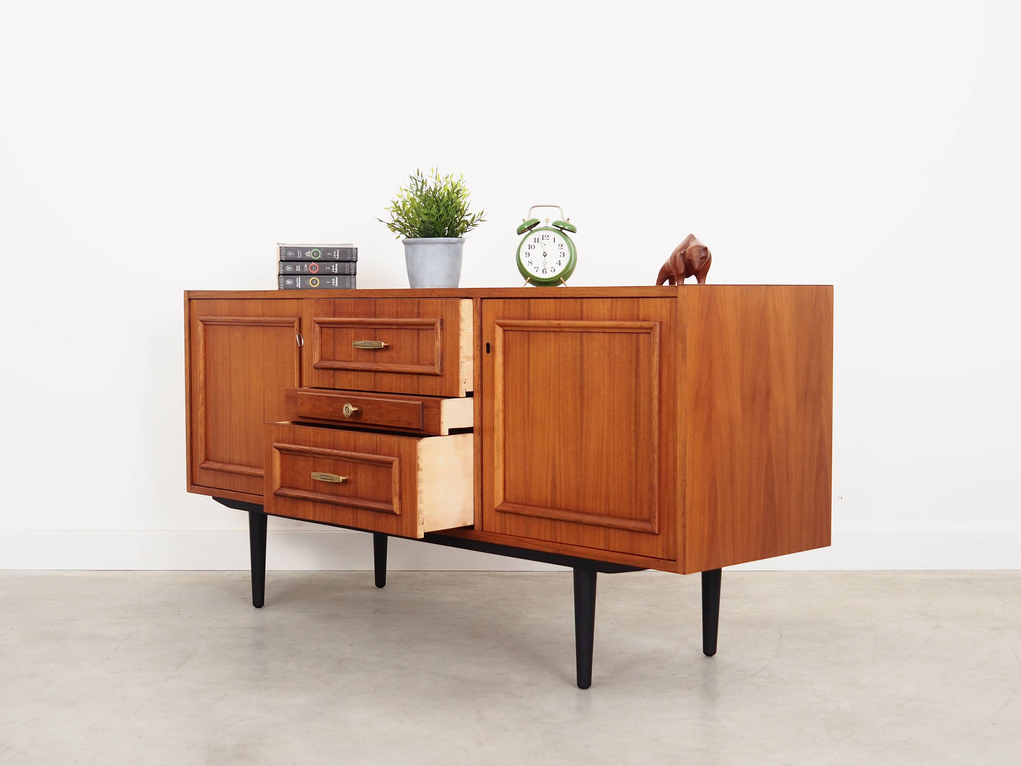 Teak sideboard, Danish design, 1970s, production: Denmark