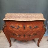 Commode in Louis XV style marquetry