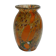 Vase old multicolored glass millefiori Murano