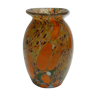 Vase ancien verre multicolore millefiori Murano