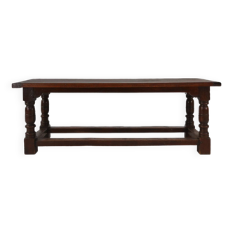 Table ancienne en chêne, France, années 1850