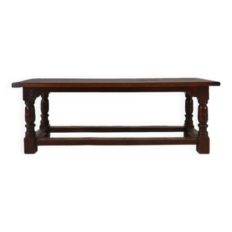 Table antique en chêne, france, 1850