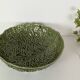 Cabbage leaf salad bowl