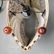Lamp in rattan wicker and wood late XIXth