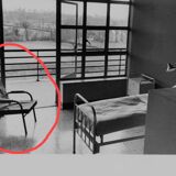 Reclining rest chair by Jean Prouvé (1954-1957)