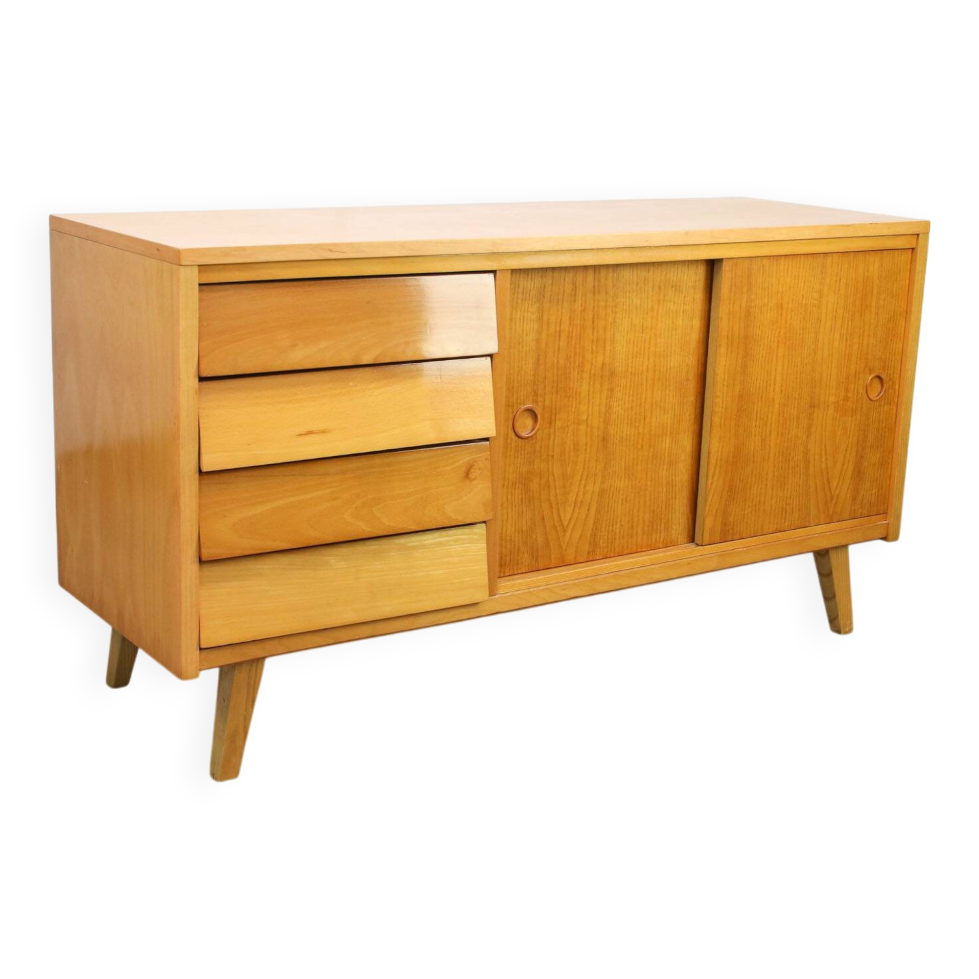 Mid-Century Italian Wooden Sideboard, 1950s
