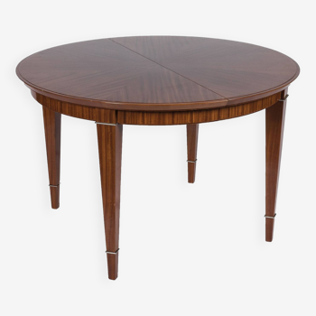 Round art deco dining table