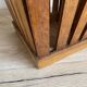 Old art deco basket style Frank Adnet design slatted waste paper basket