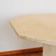 Table à manger en travertin, 1970