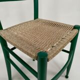 Lot de 4 chaises en bois dans le modèle italien de Chiavari